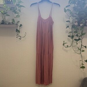 Earthbound Trading Co Terracotta Red Jumpsuit Size M